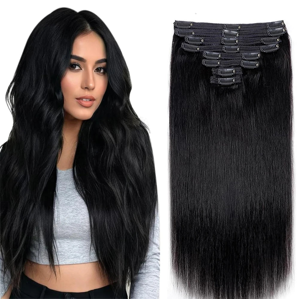 Beautae Straight Clip-In Hair Extensions