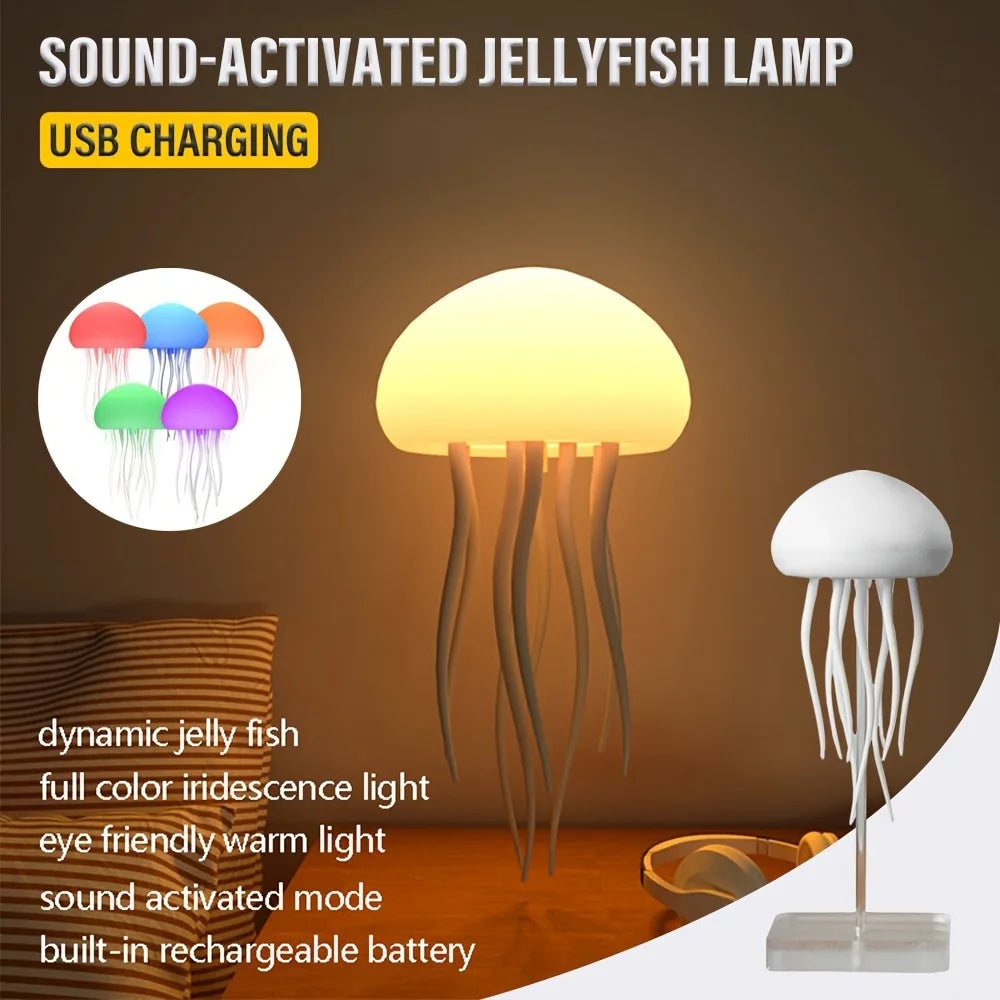 Bionic Floating Jellyfish Night Lamp