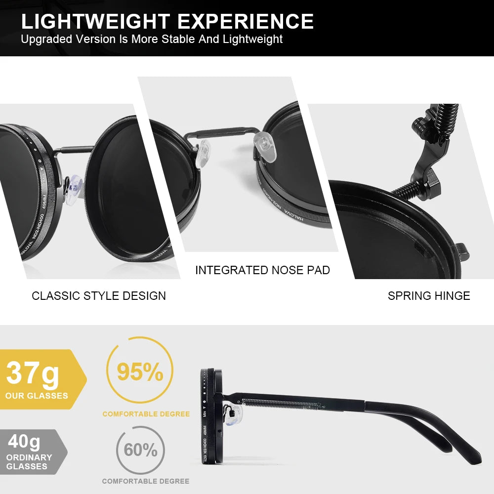 Polarized Round Sunglasses