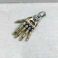 Mechanical Bionic Hand with Movable Fingers Keychain