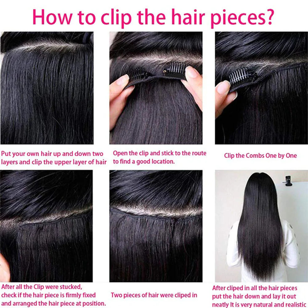 Beautae Straight Clip-In Hair Extensions
