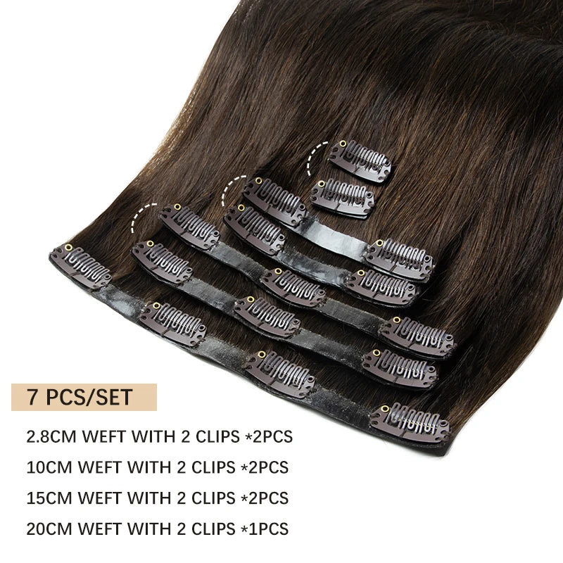 Beautae Invisible PU Clip-In Hair Extensions