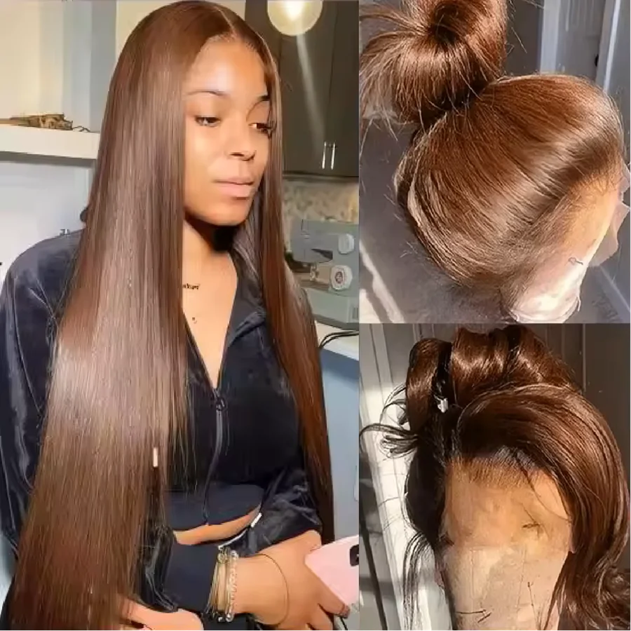 Beautae Chocolate Brown HD Lace Front Wig