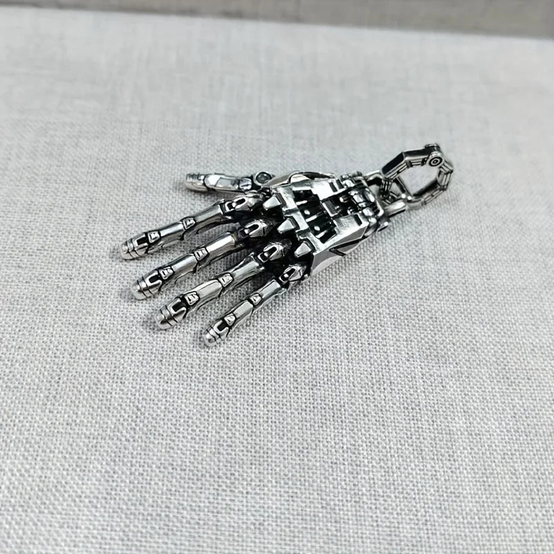 Mechanical Bionic Hand with Movable Fingers Keychain