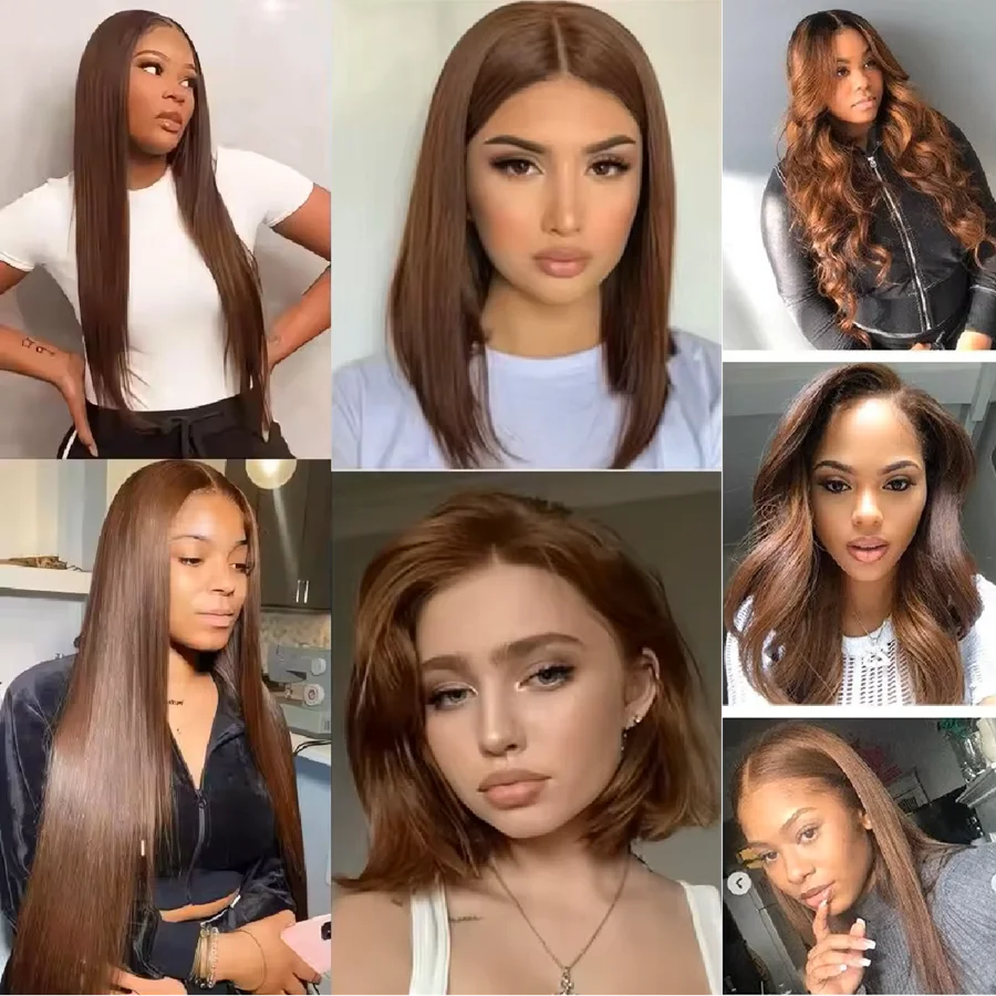 Beautae Chocolate Brown HD Lace Front Wig
